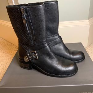 Vince Camuto Black mid calf boots
